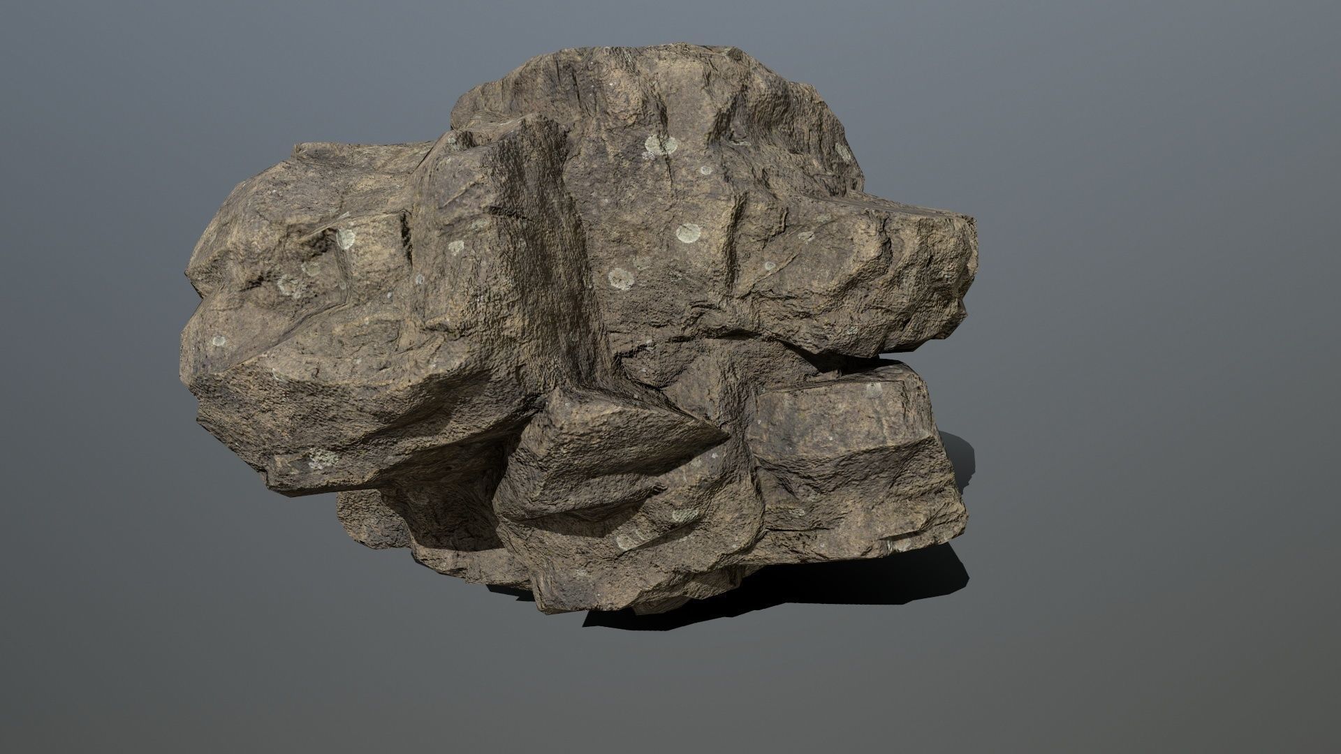 Rocks set 8 rock Low-poly 3D model_5