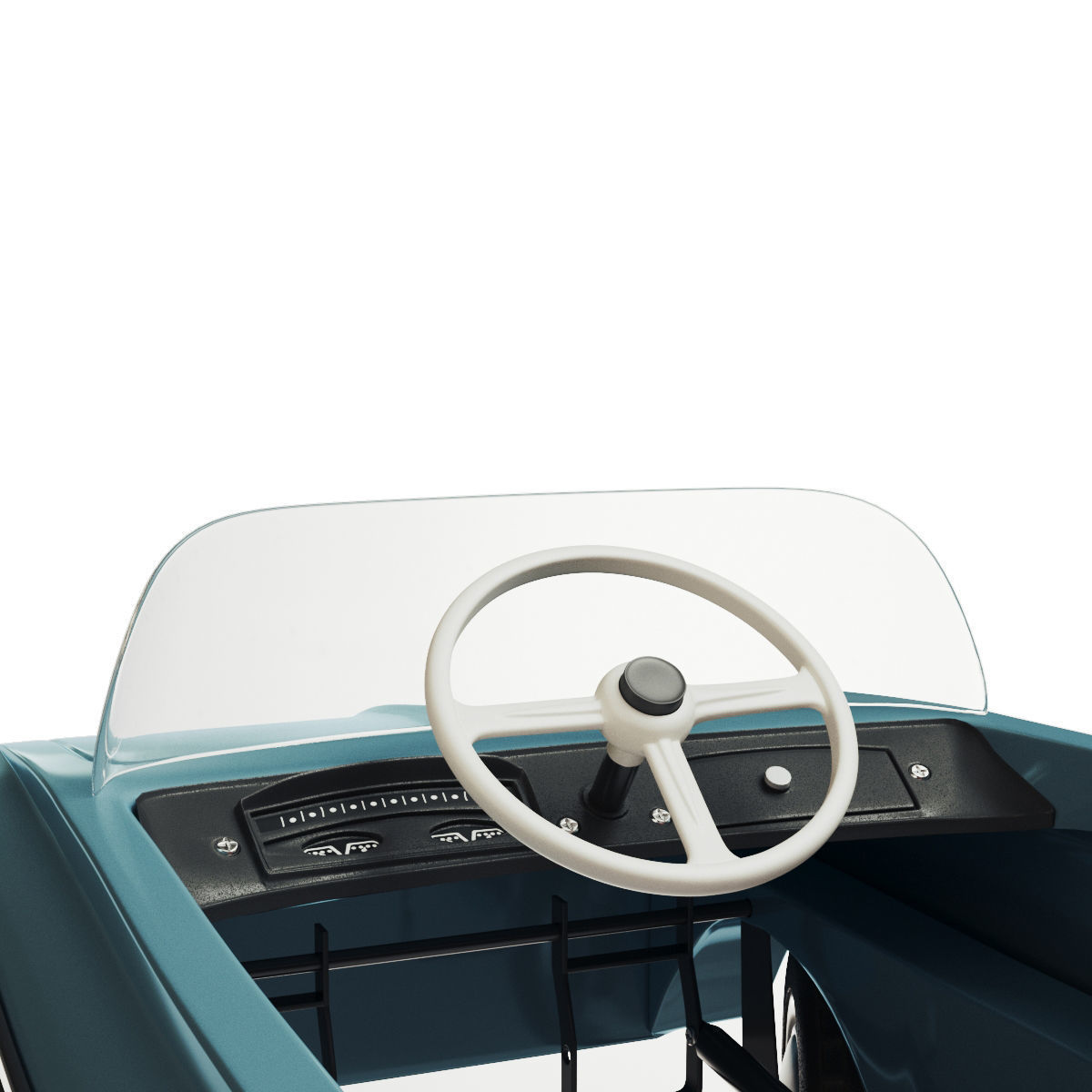 Pedal car Moskvich AZLK 3D model_7