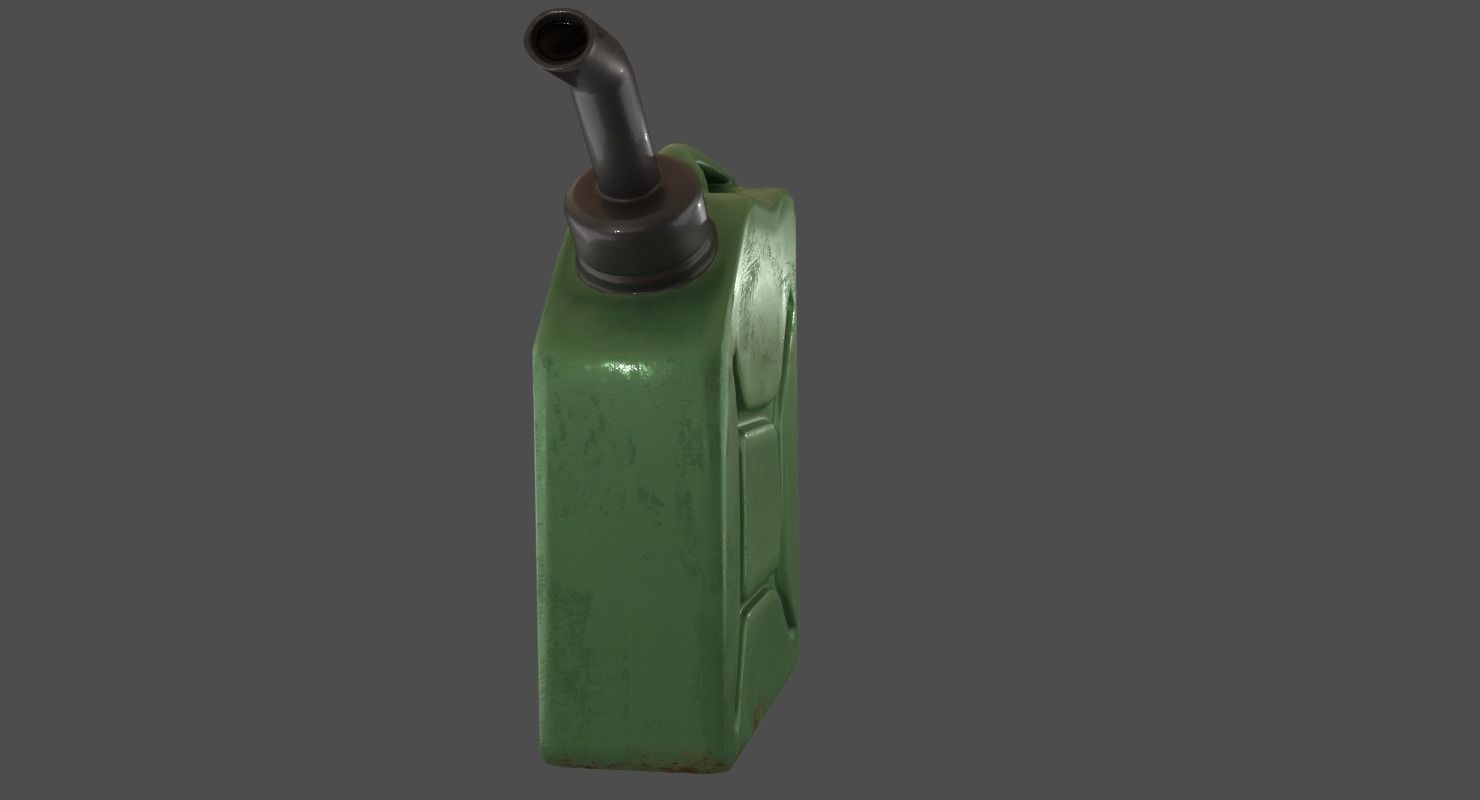 Jerry Can Low-poly 3D model_5