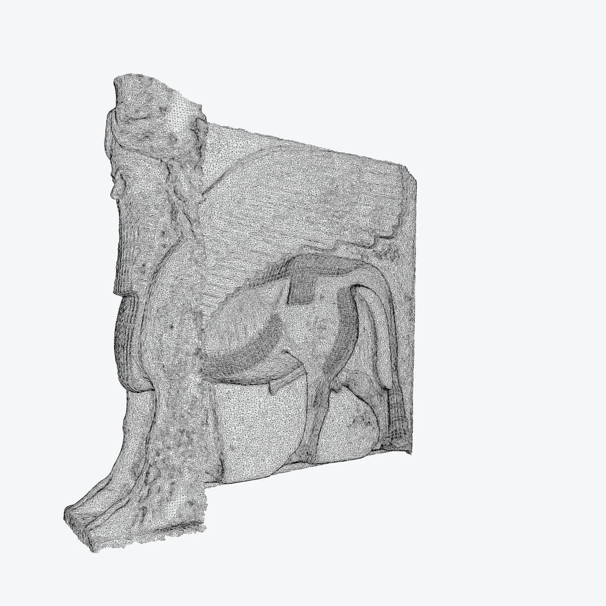 ASSYRIAN - WINGED BULL OF KORSABAD 3D model_102