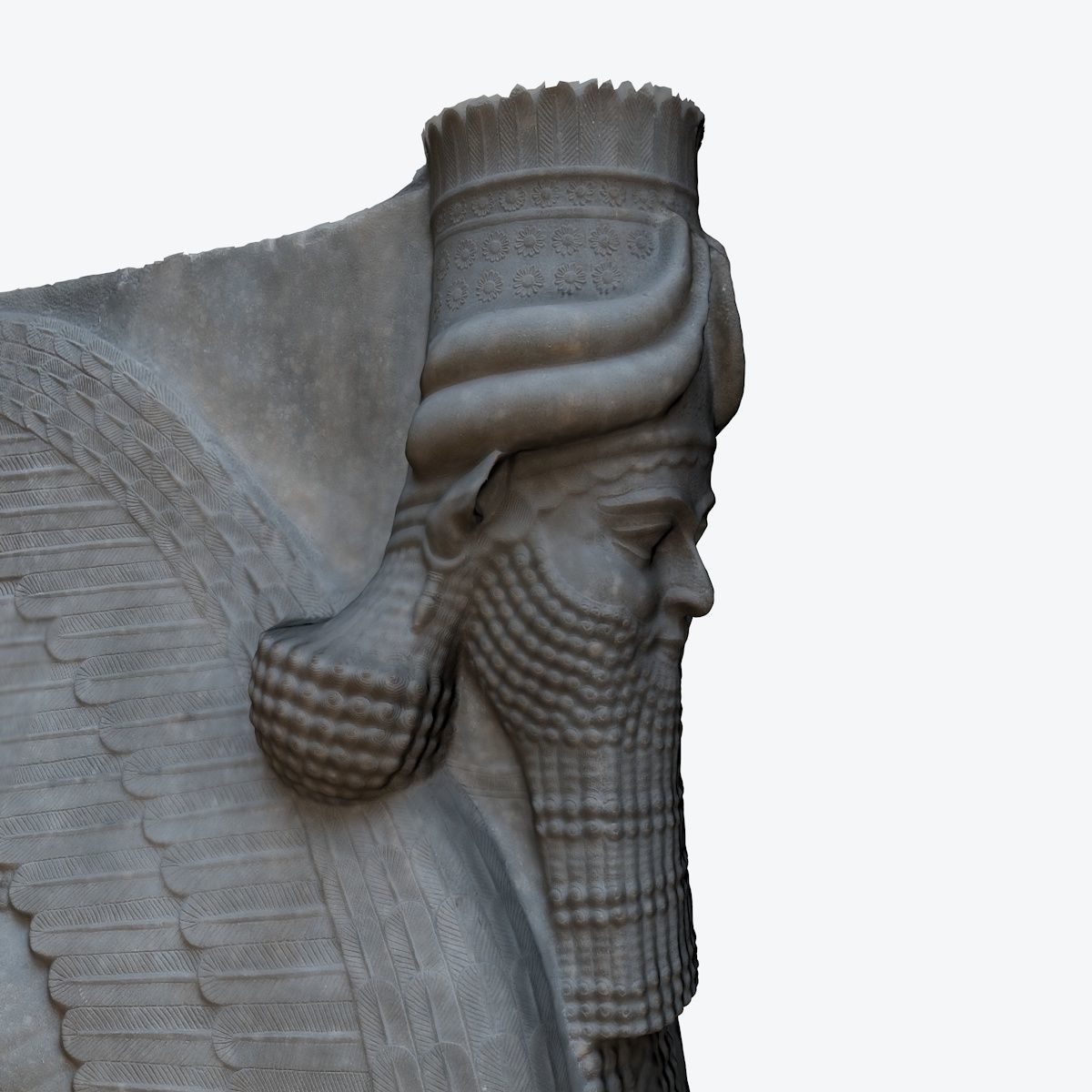 ASSYRIAN - WINGED BULL OF KORSABAD 3D model_14