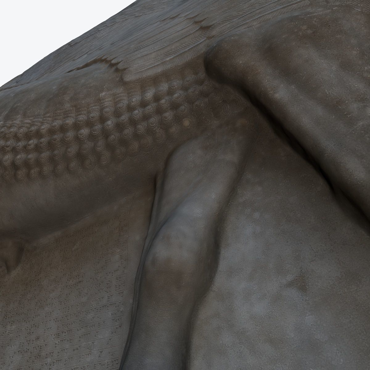 ASSYRIAN - WINGED BULL OF KORSABAD 3D model_46