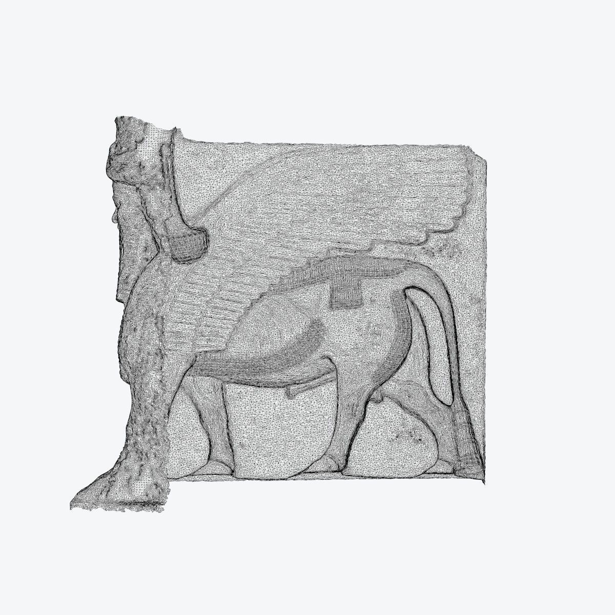 ASSYRIAN - WINGED BULL OF KORSABAD 3D model_105