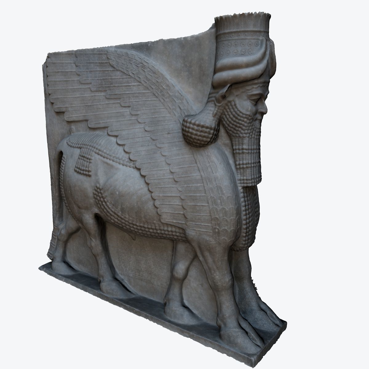 ASSYRIAN - WINGED BULL OF KORSABAD 3D model_86