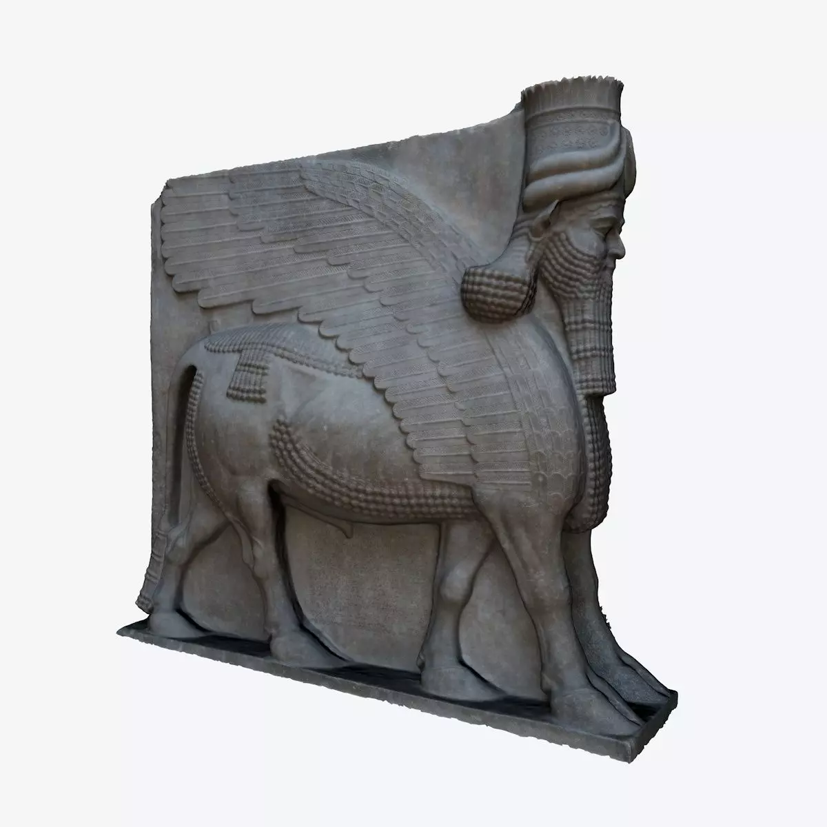 ASSYRIAN - WINGED BULL OF KORSABAD 3D model_0