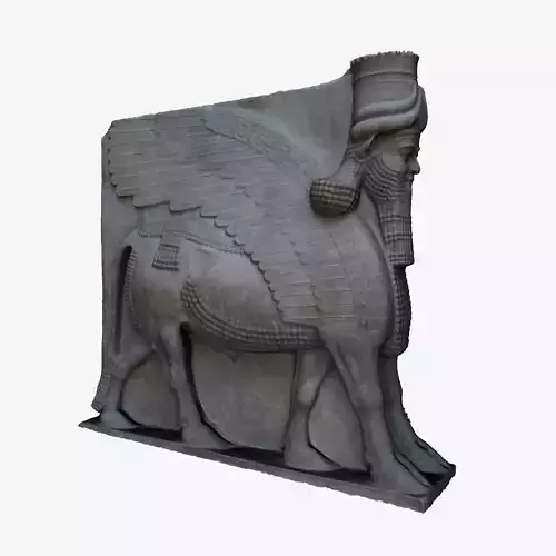 ASSYRIAN - WINGED BULL OF KORSABAD 3D model