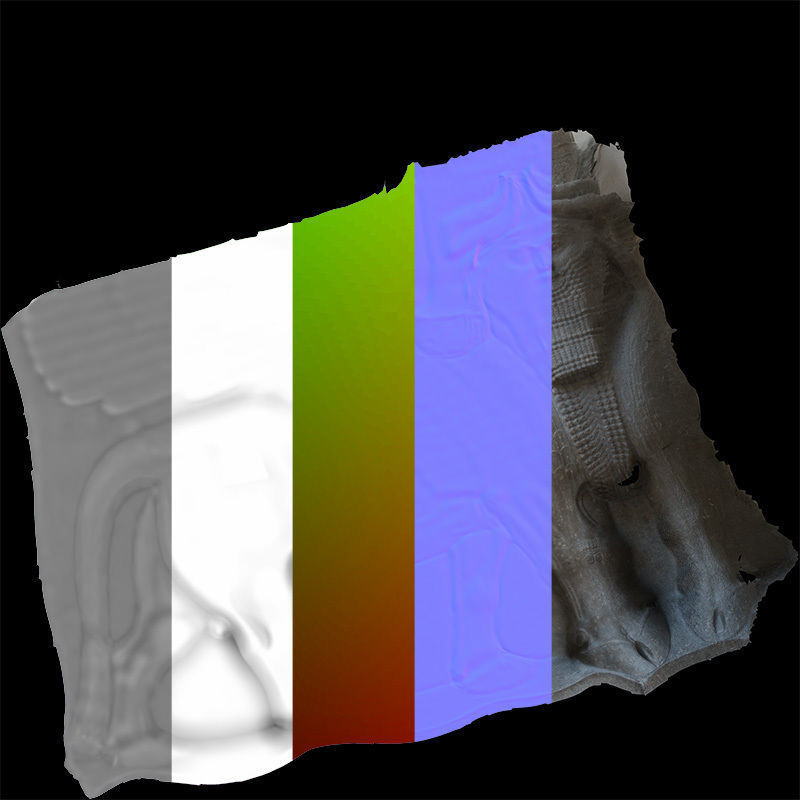 ASSYRIAN - WINGED BULL OF KORSABAD 3D model_4