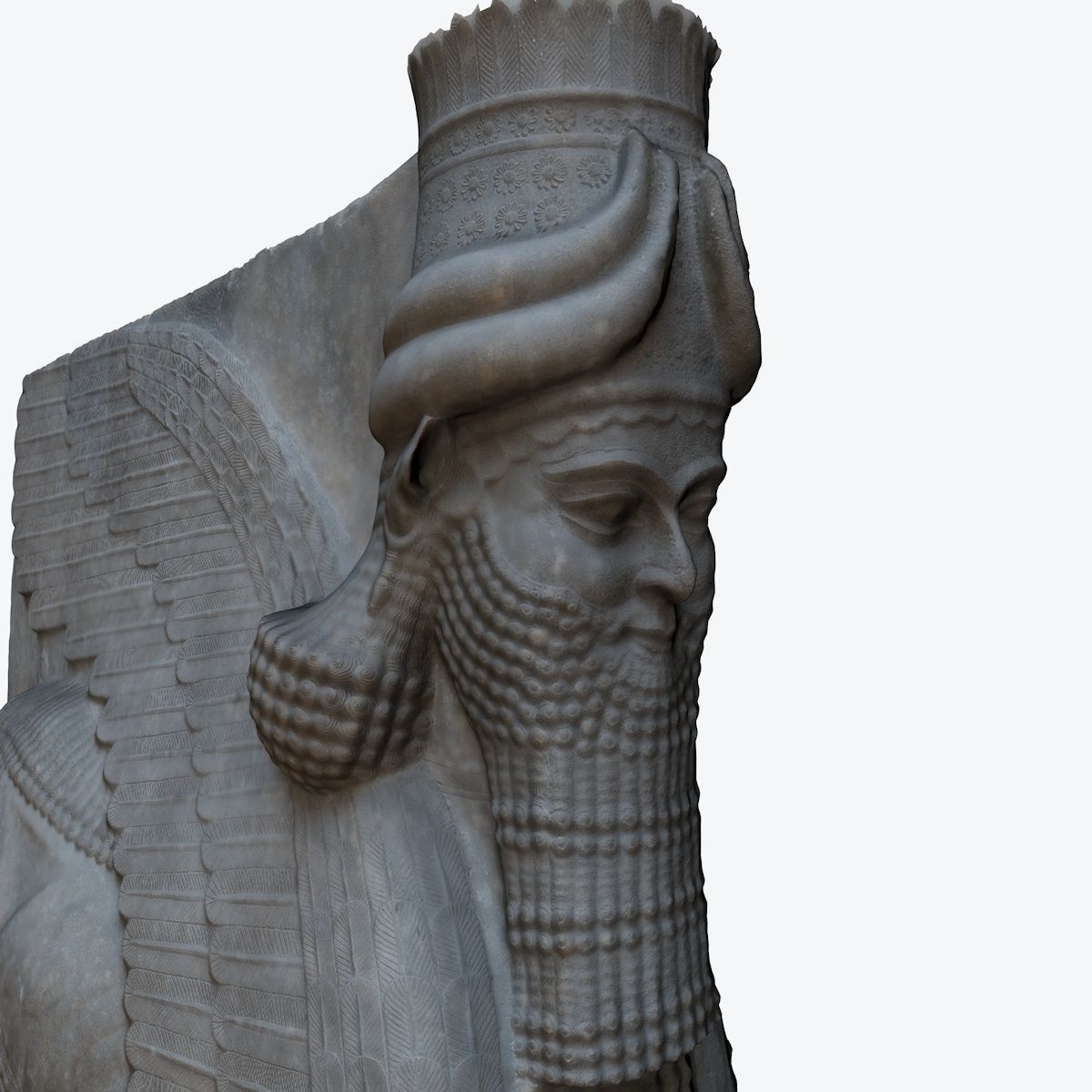 ASSYRIAN - WINGED BULL OF KORSABAD 3D model_12