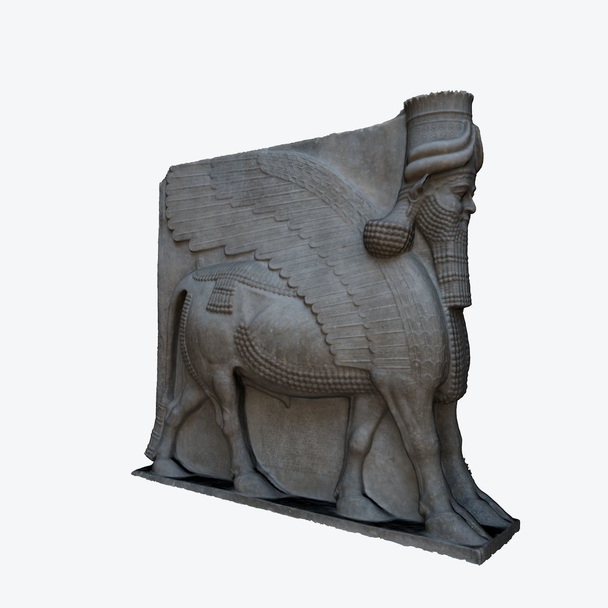 ASSYRIAN - WINGED BULL OF KORSABAD 3D model_95