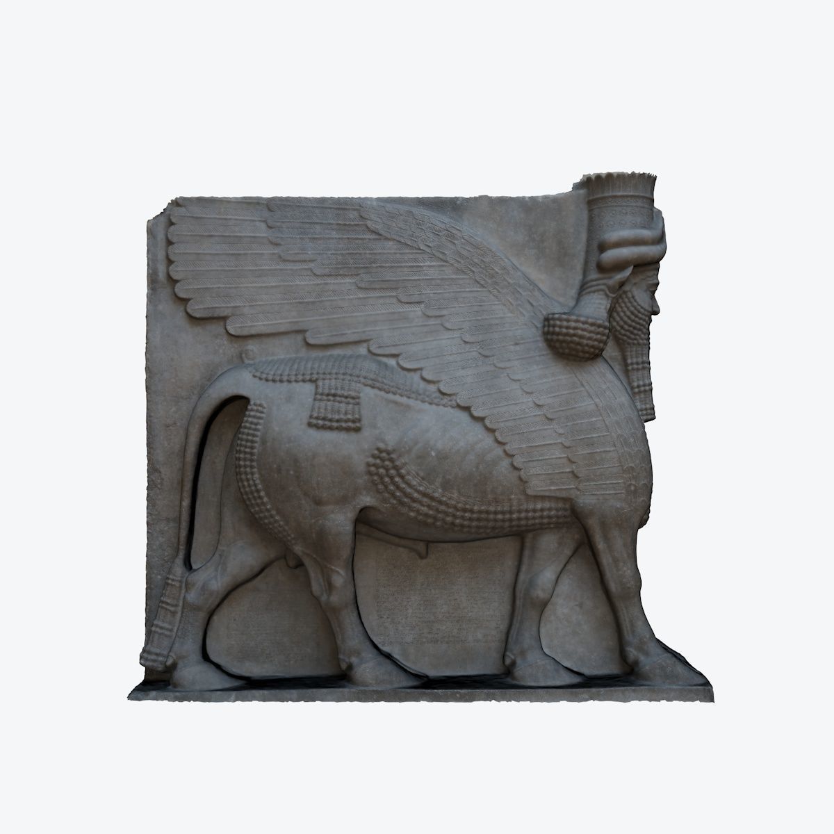ASSYRIAN - WINGED BULL OF KORSABAD 3D model_90