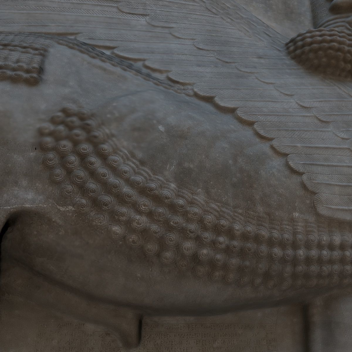 ASSYRIAN - WINGED BULL OF KORSABAD 3D model_45