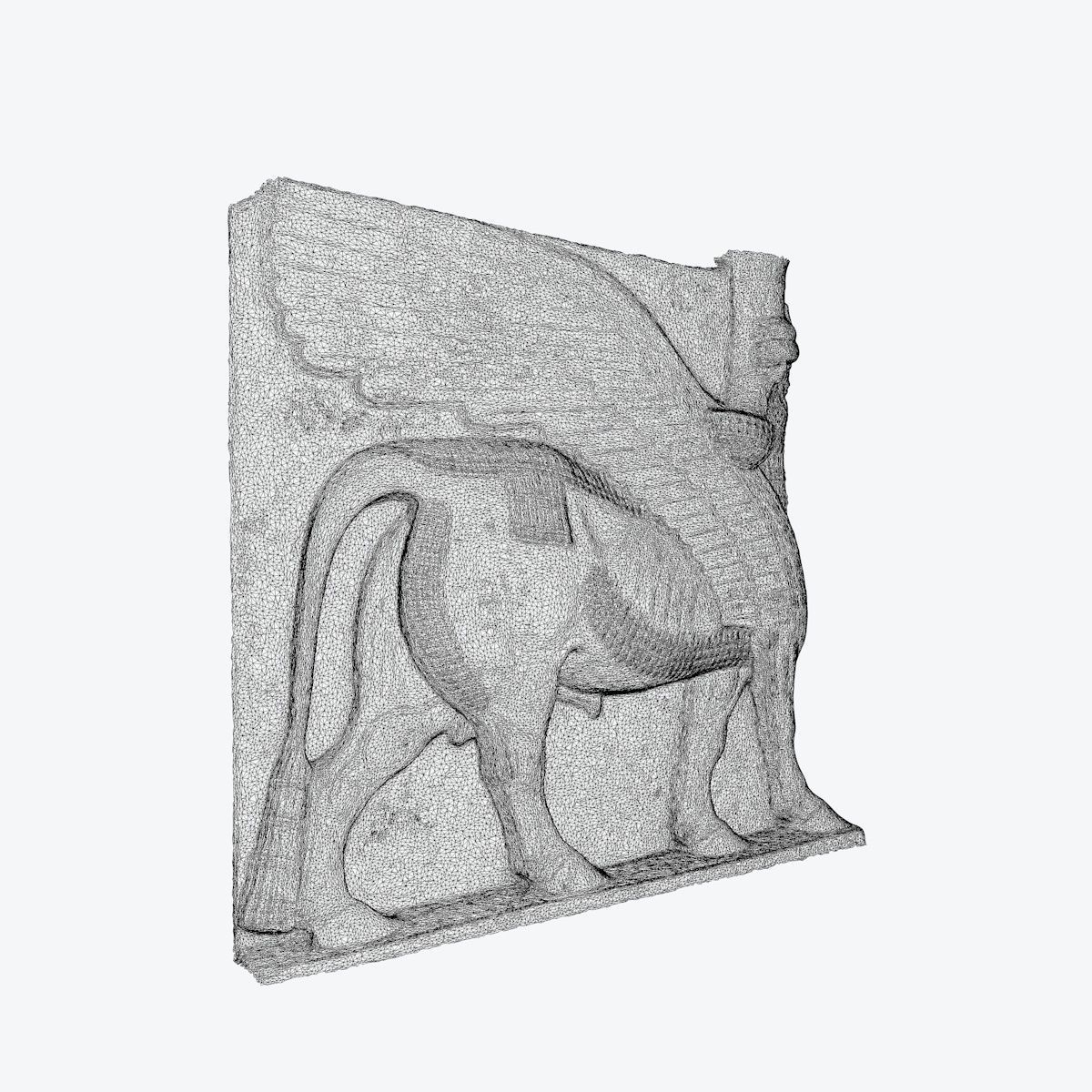 ASSYRIAN - WINGED BULL OF KORSABAD 3D model_109