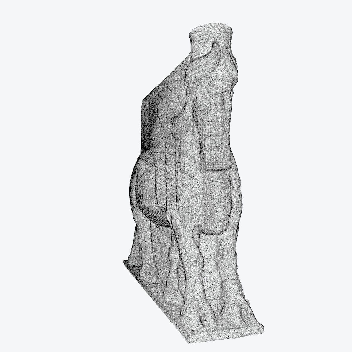 ASSYRIAN - WINGED BULL OF KORSABAD 3D model_61