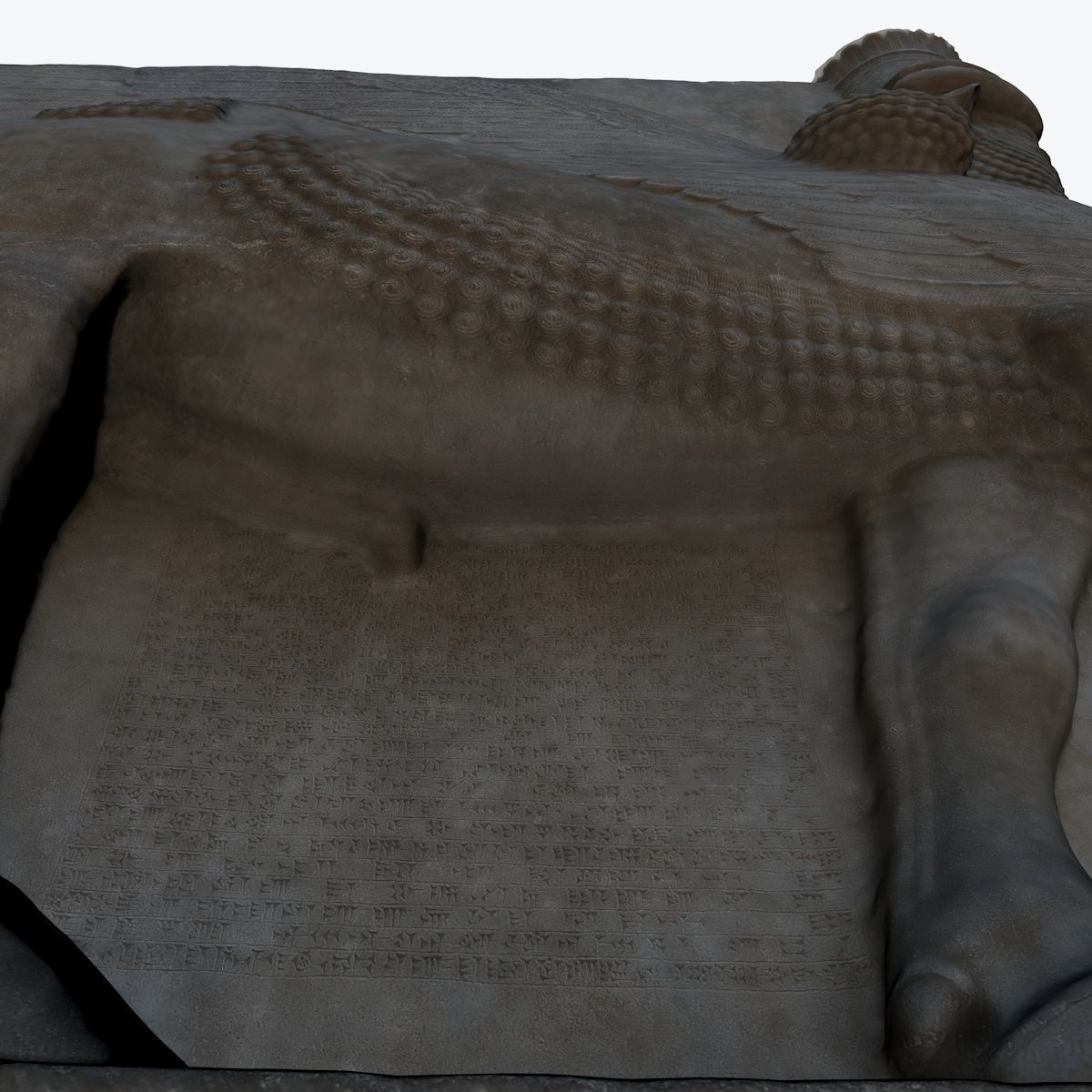 ASSYRIAN - WINGED BULL OF KORSABAD 3D model_50