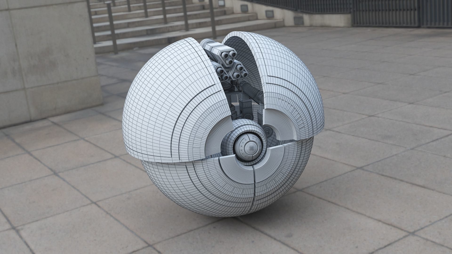 Spider Robot v2 3D model_13