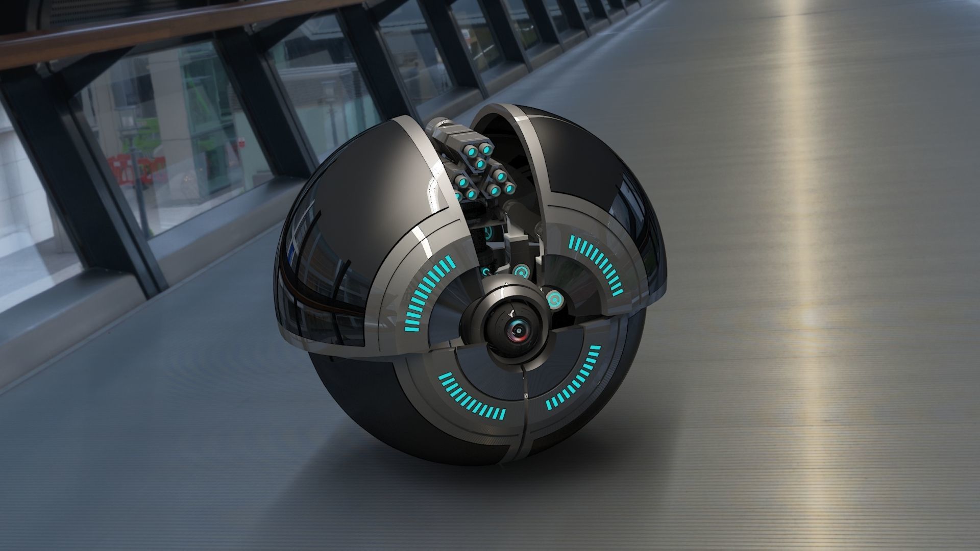 Spider Robot v2 3D model_4