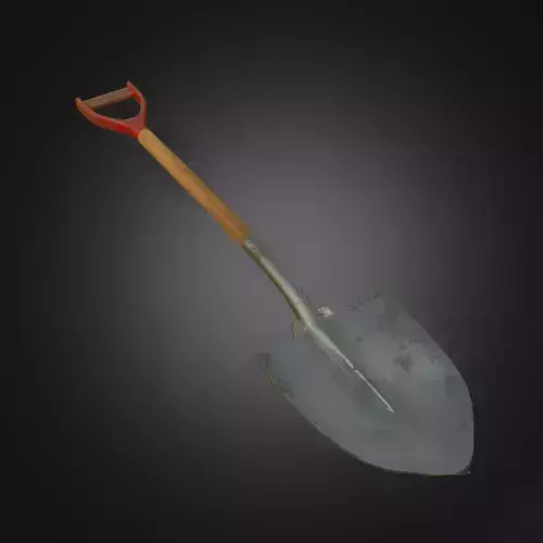 Shovel Low-poly 3D model