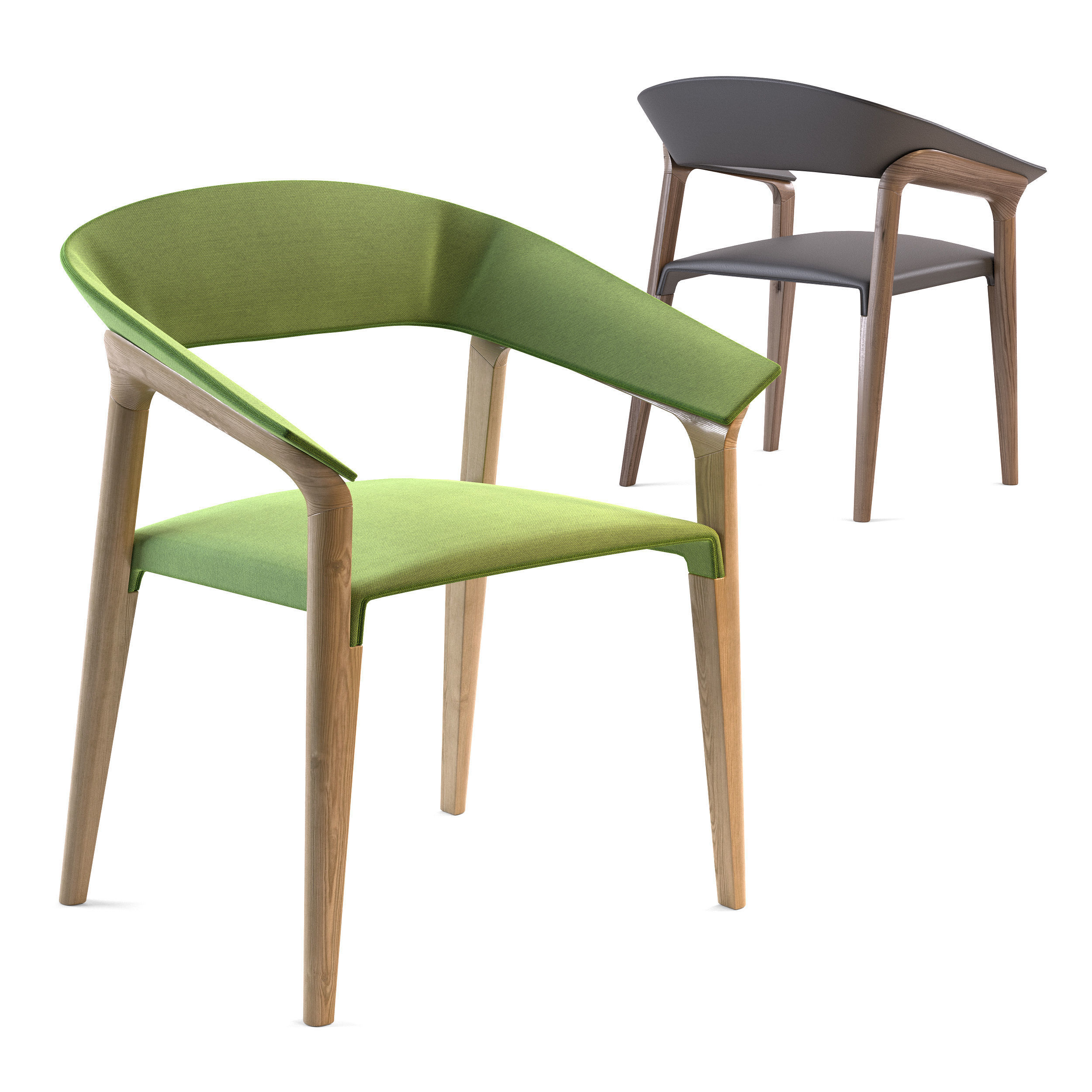 Potocco Memory Armchair 3D model_0
