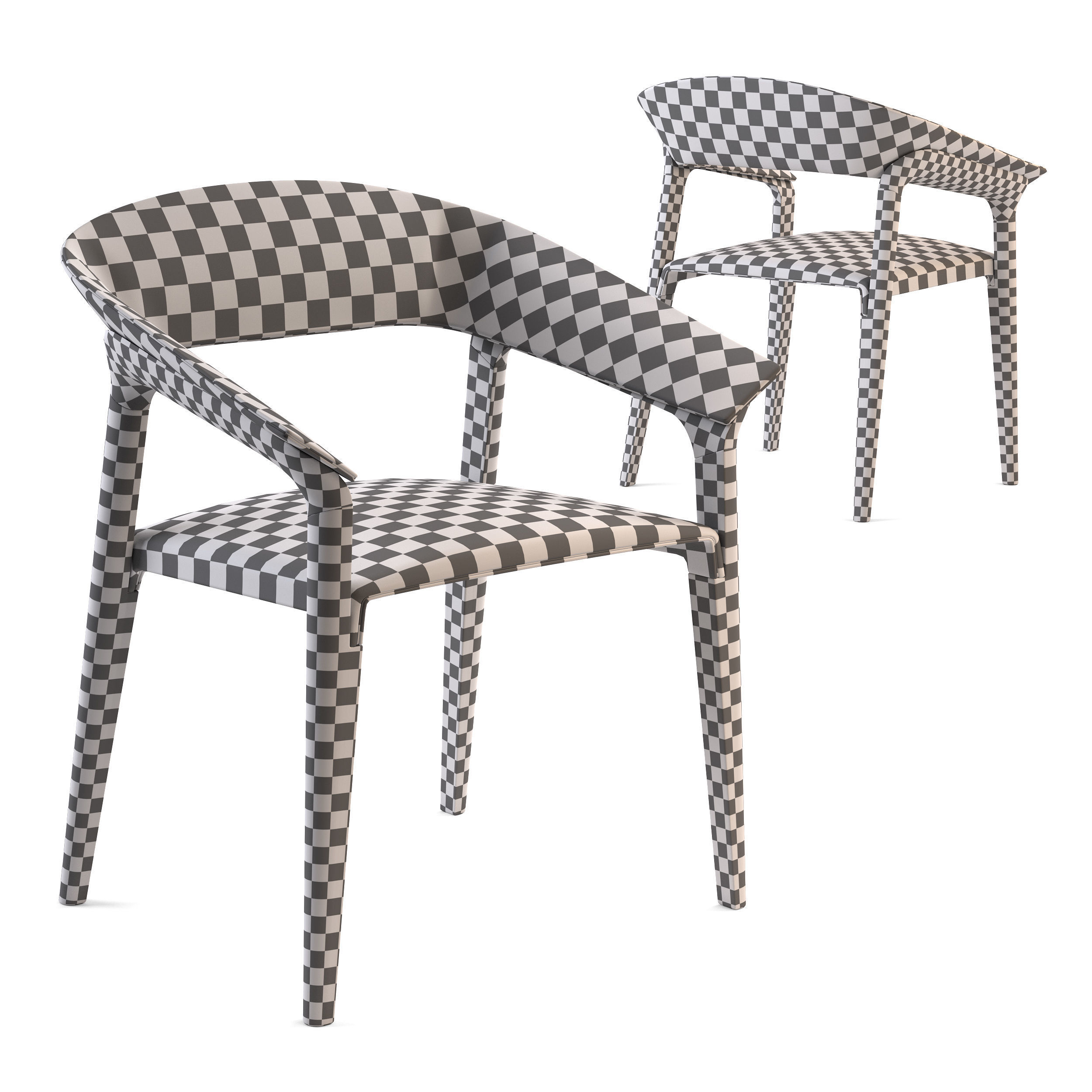 Potocco Memory Armchair 3D model_1