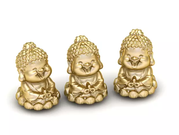 Buddha happy jewelry Free 3D print model