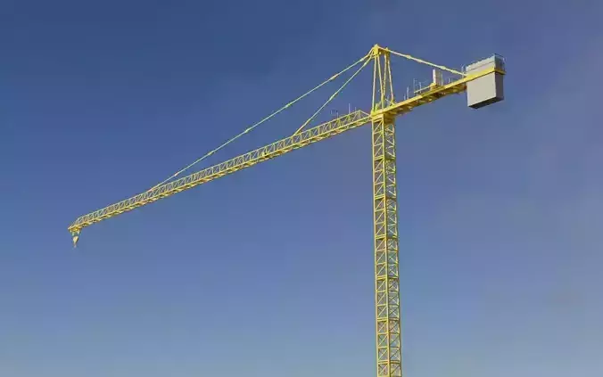 Hammerhead Tower Crane 3 - Construction Crane 3D model