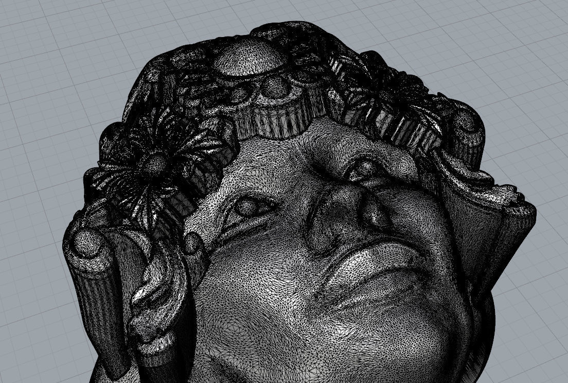 Woman ring 3D print model_4