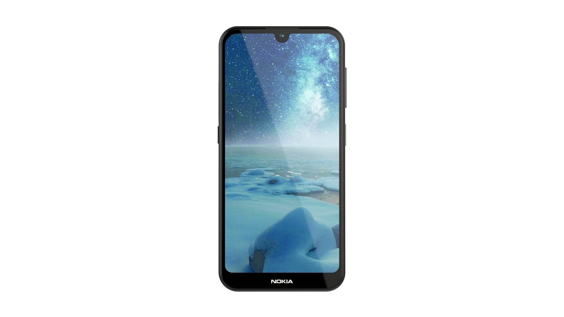 Nokia 4 2 Black 3D model_1