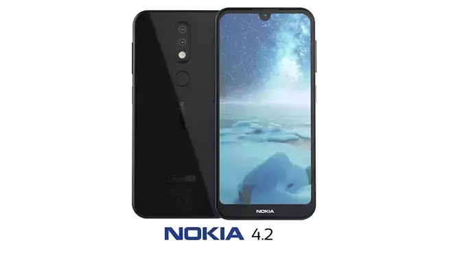 Nokia 4 2 Black 3D model