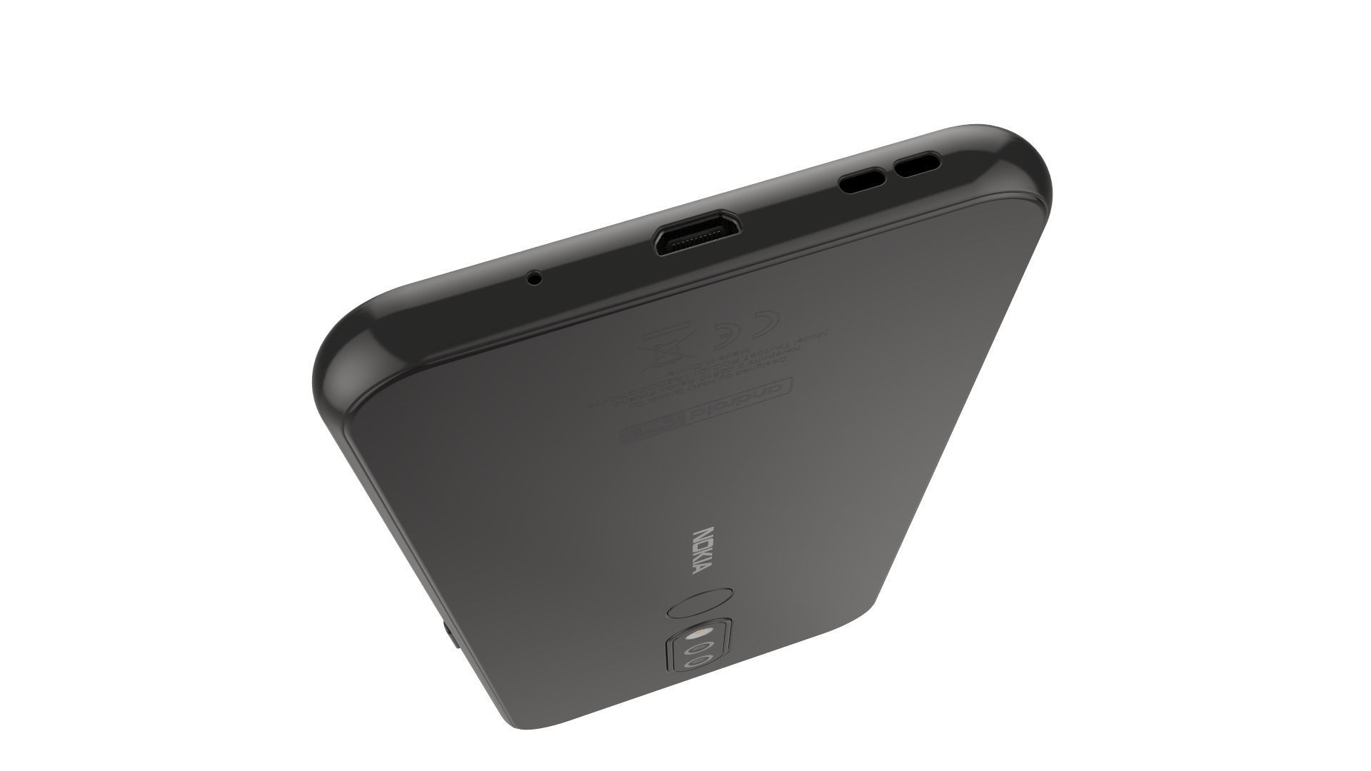 Nokia 4 2 Black 3D model_14