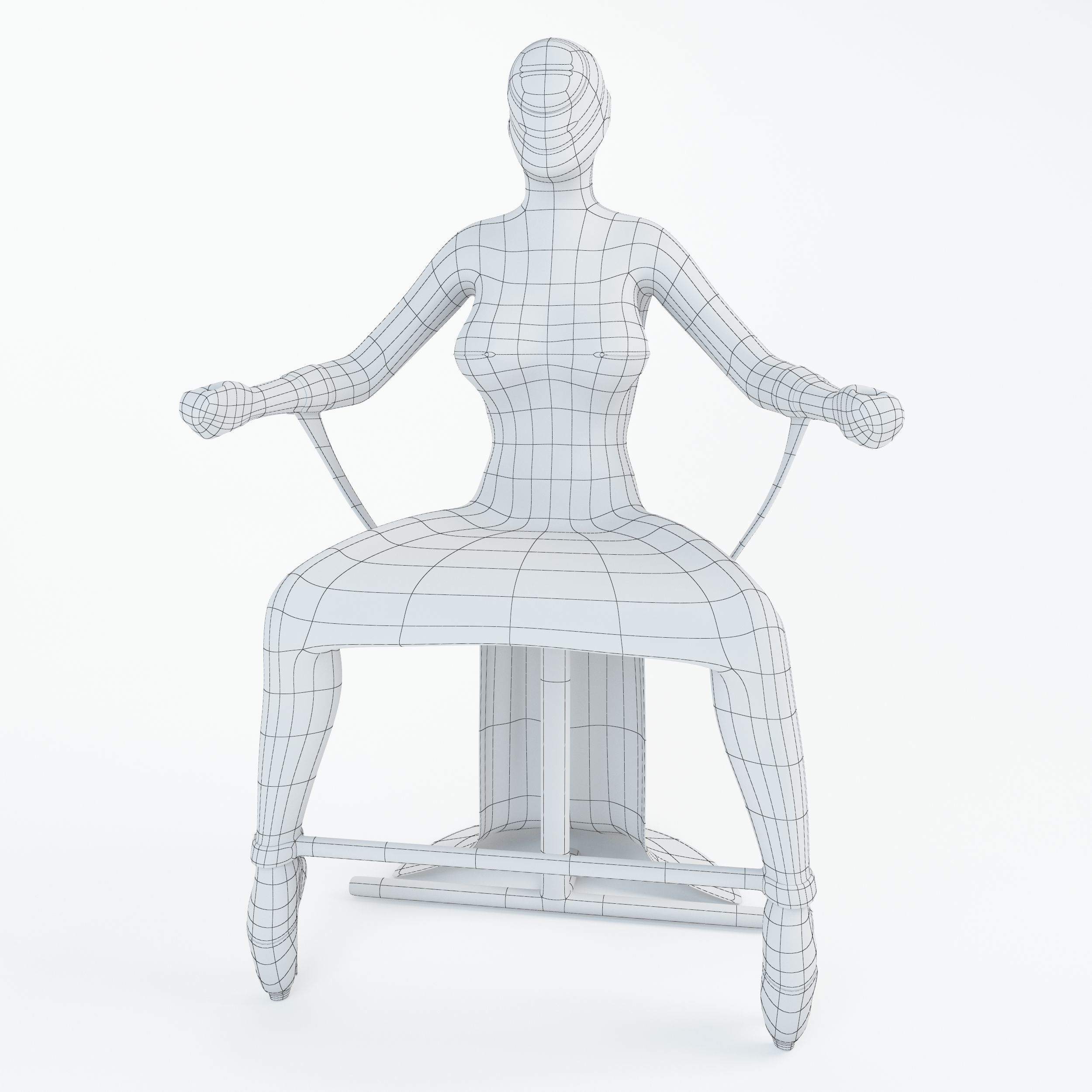 Latex Throne  3D model_2
