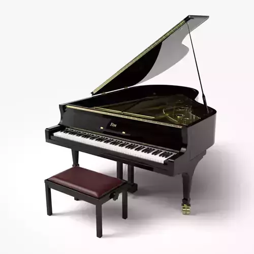 Grand Piano 3D model
