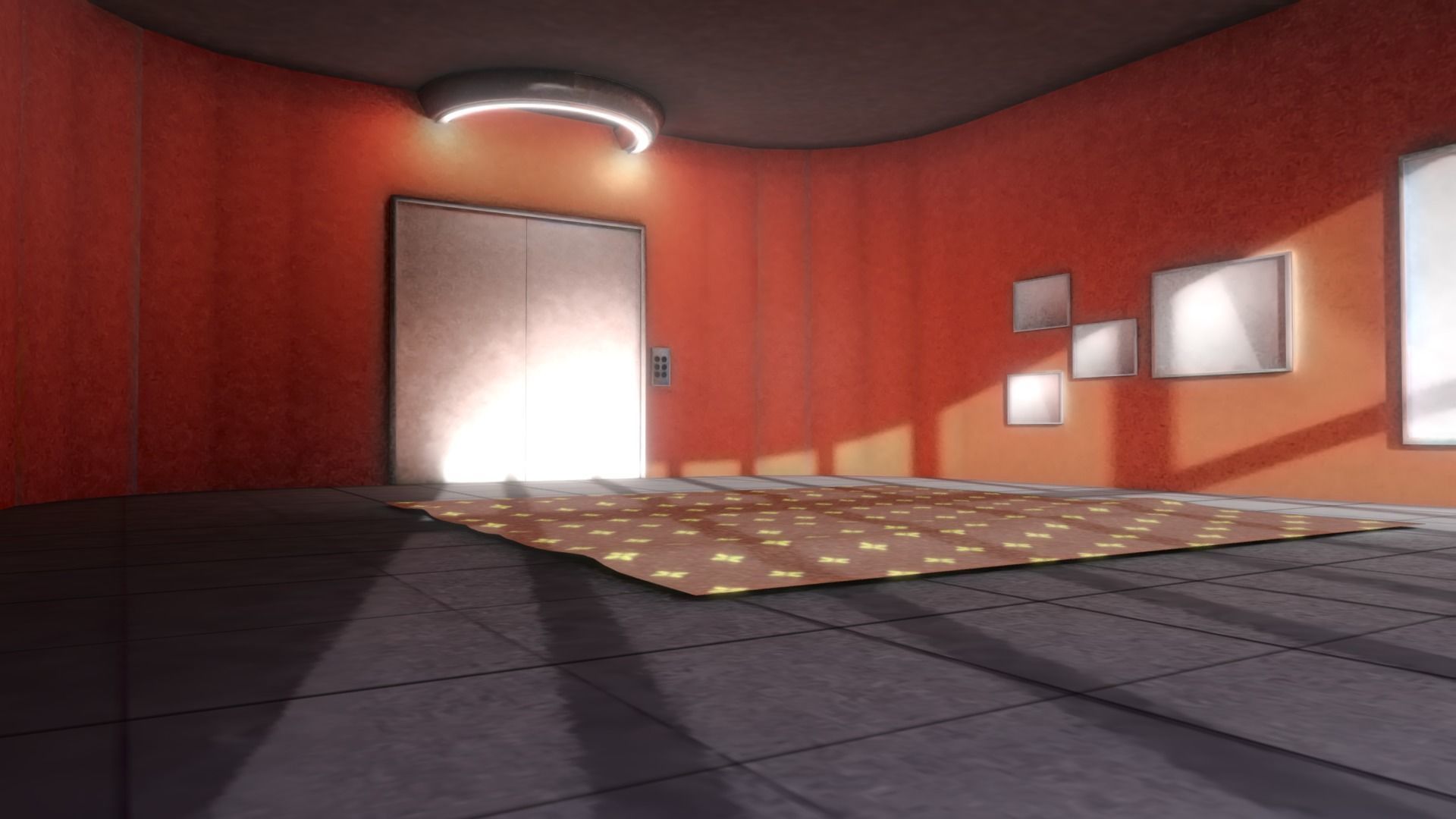  VR Room-06-09-2019  Low-poly 3D model_2