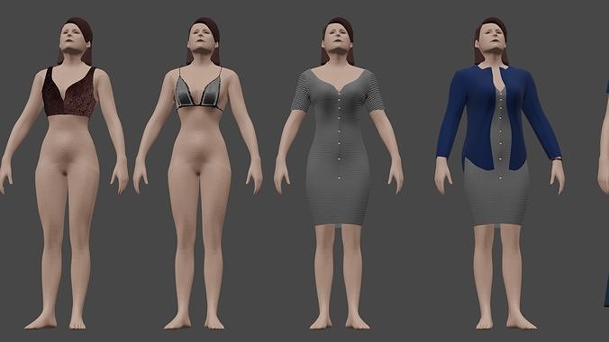 Cloths pack 3d model Free low-poly 3D model
