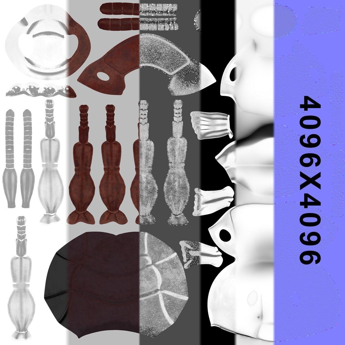 Ant 3D Animated Low-poly 3D model_13