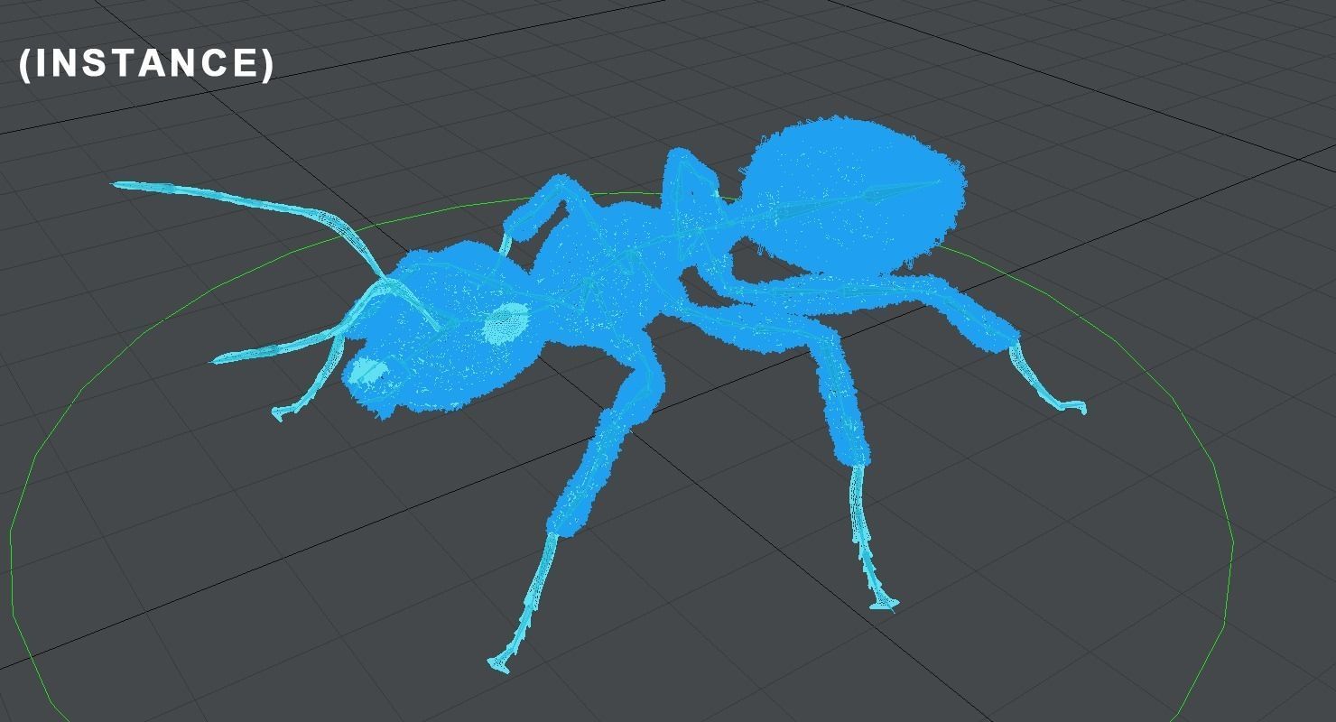 Ant 3D Animated Low-poly 3D model_7