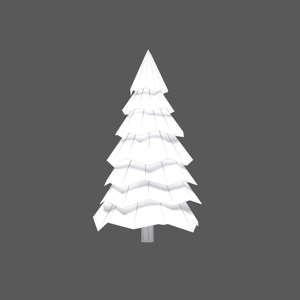 Green Town Low-poly 3D model_31