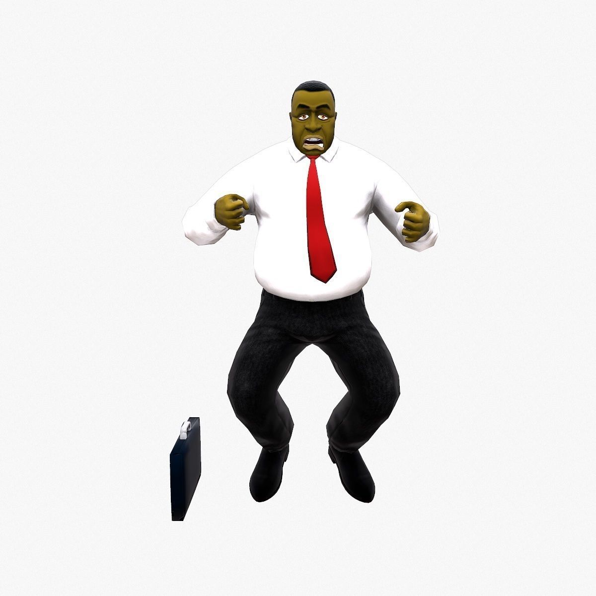 University Lecturer Low-poly 3D model_16
