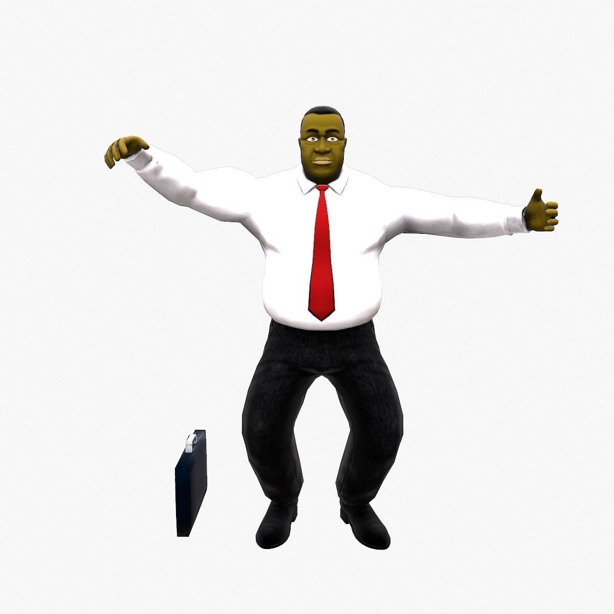 University Lecturer Low-poly 3D model_17