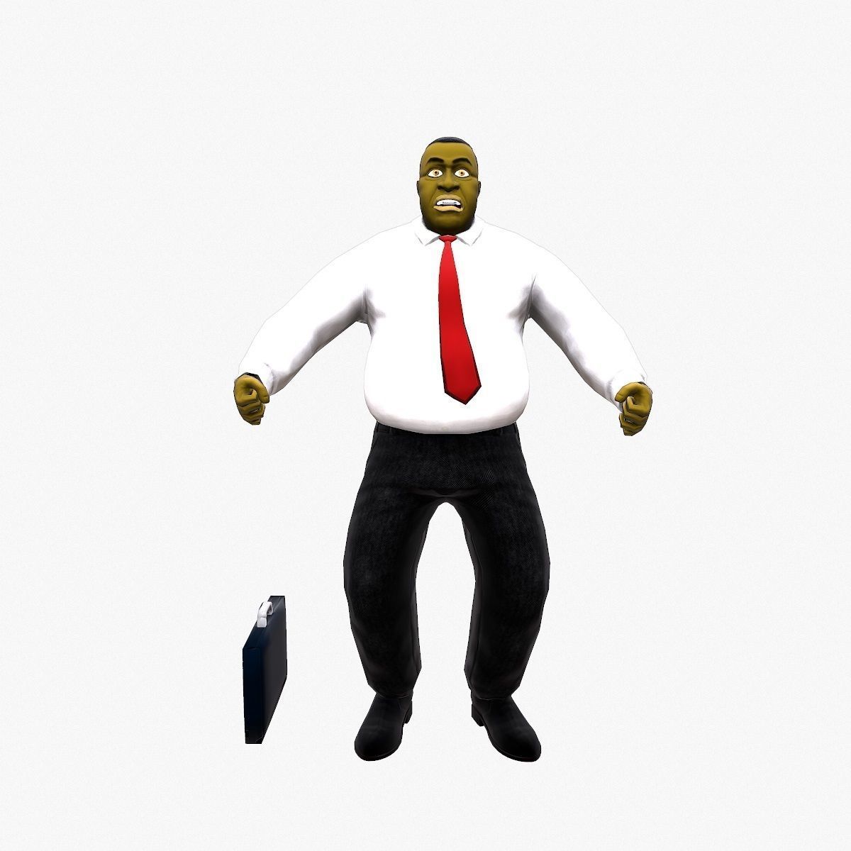 University Lecturer Low-poly 3D model_15