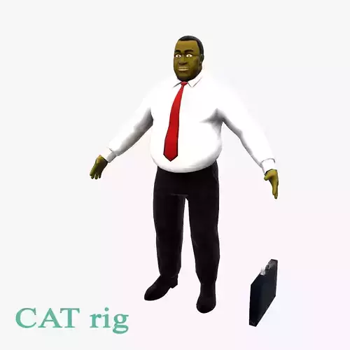 University Lecturer Low-poly 3D model