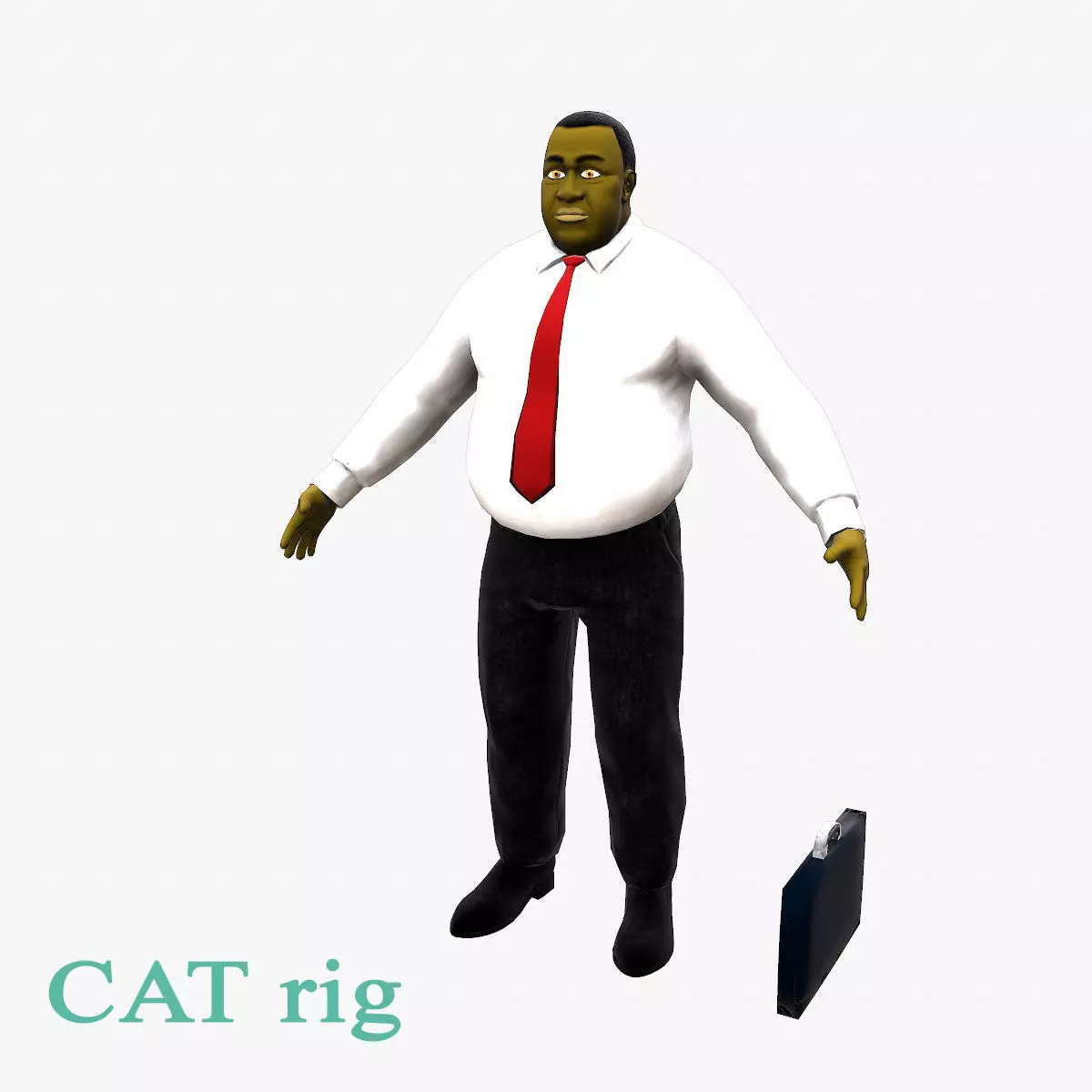 University Lecturer Low-poly 3D model_0