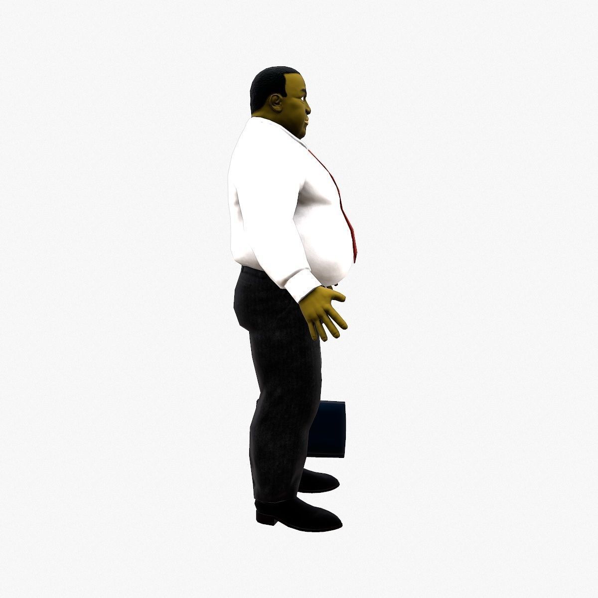 University Lecturer Low-poly 3D model_5