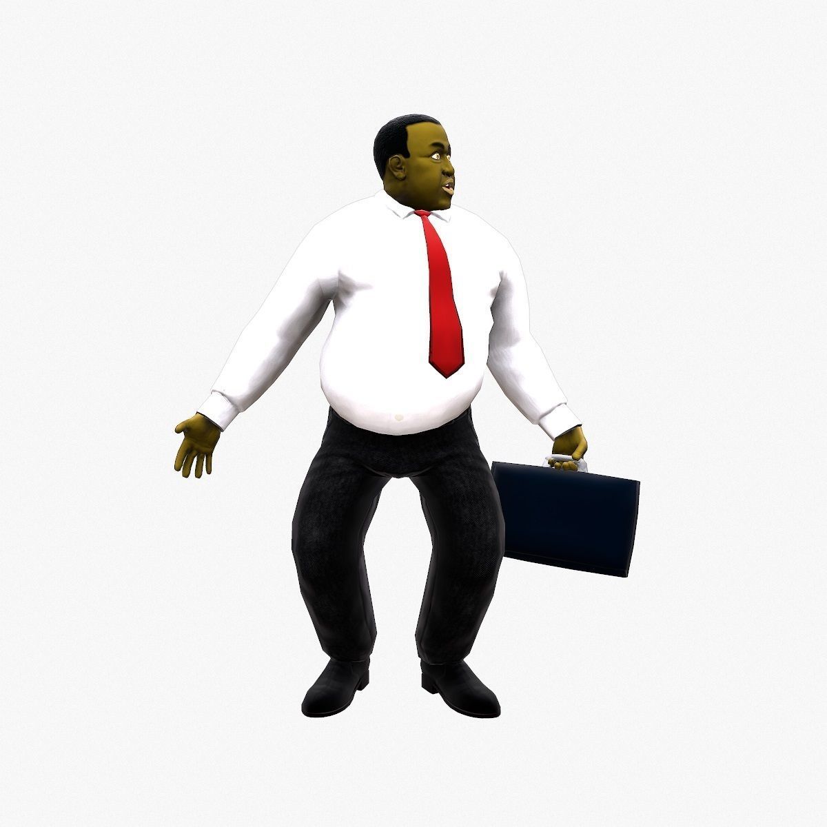 University Lecturer Low-poly 3D model_11