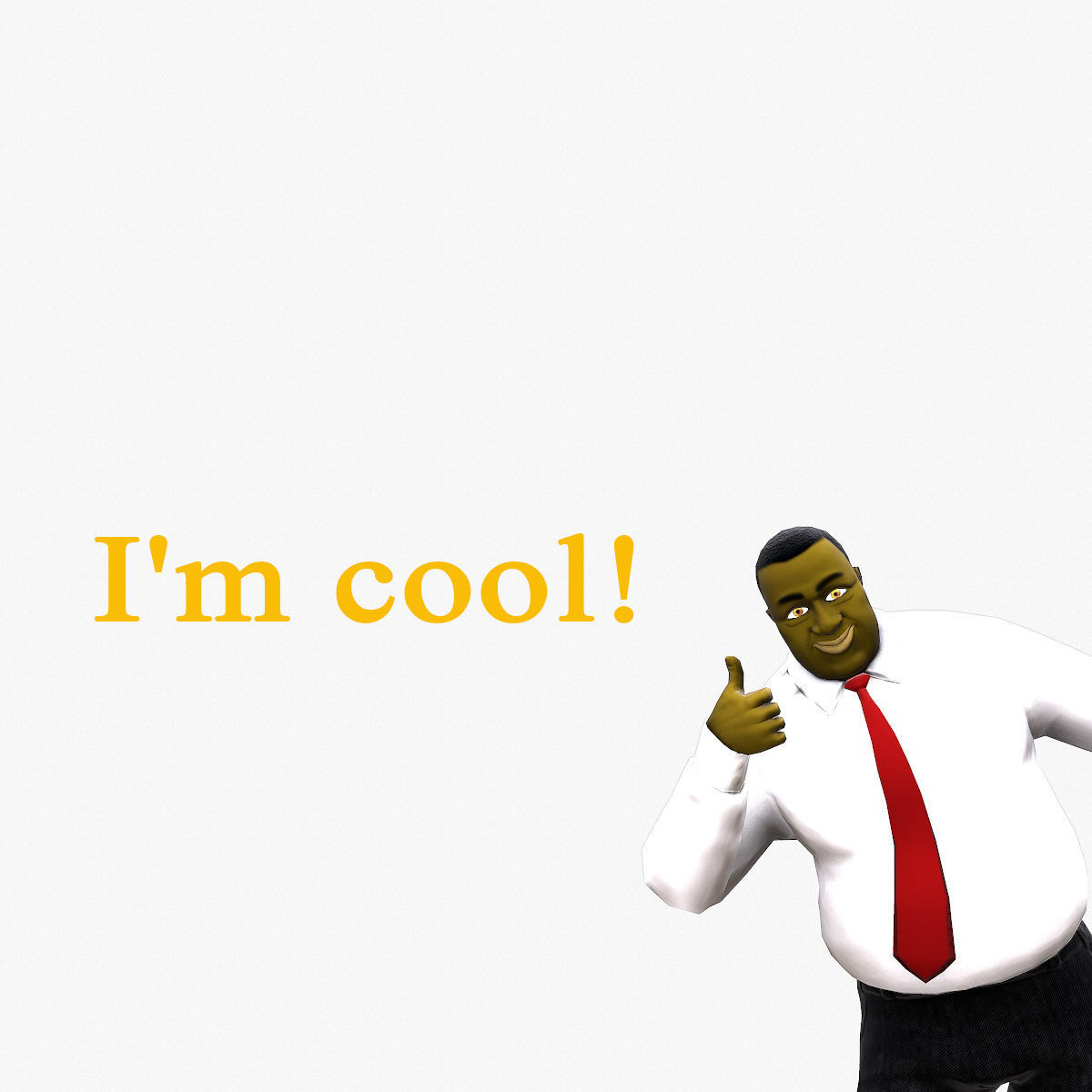 University Lecturer Low-poly 3D model_18