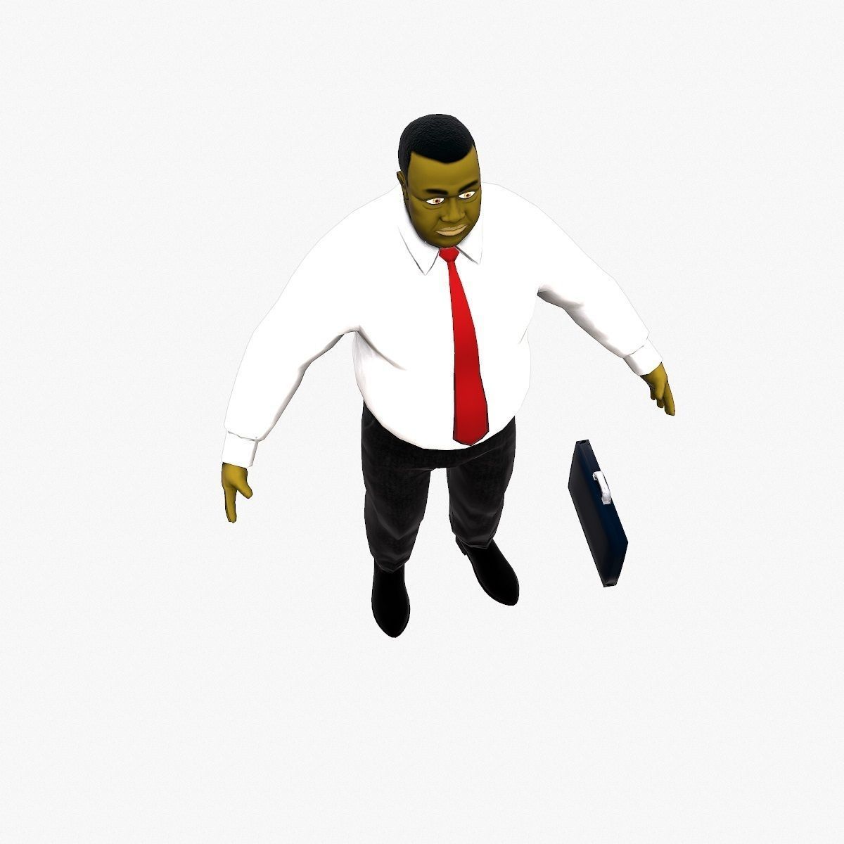 University Lecturer Low-poly 3D model_7