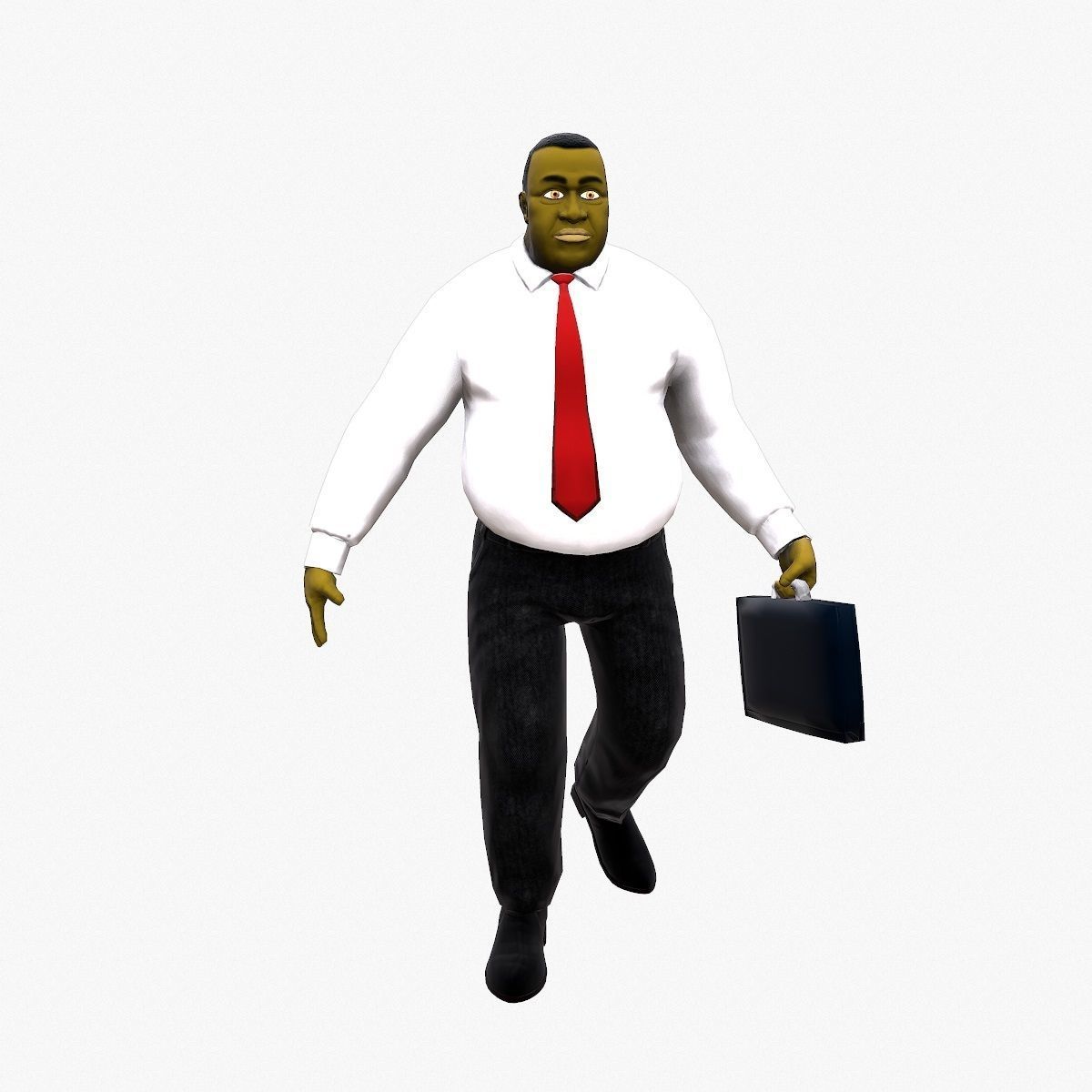University Lecturer Low-poly 3D model_8