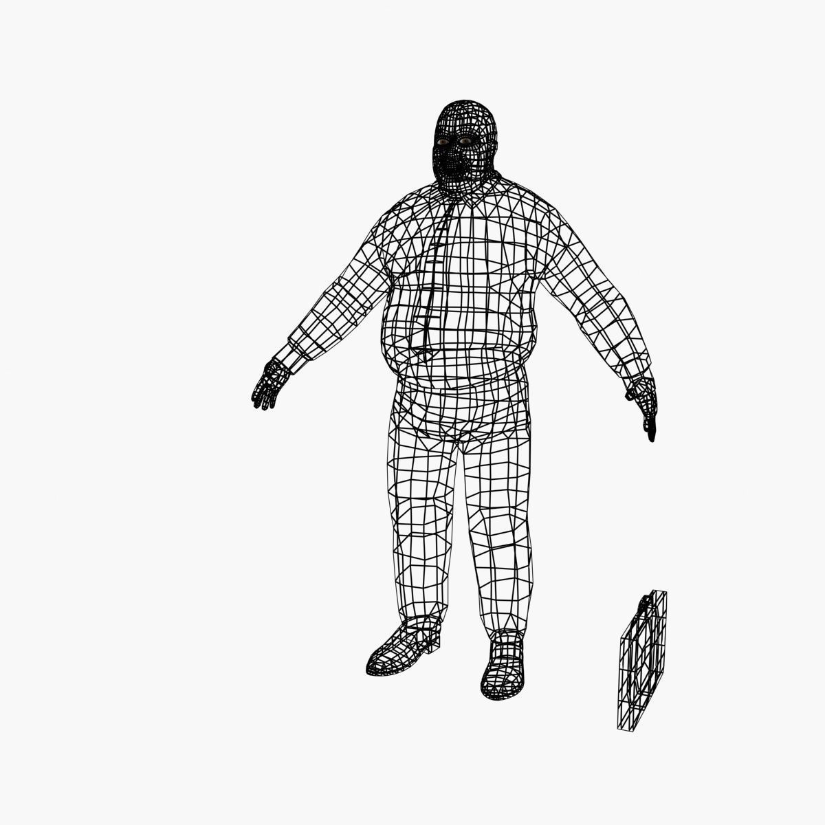 University Lecturer Low-poly 3D model_2