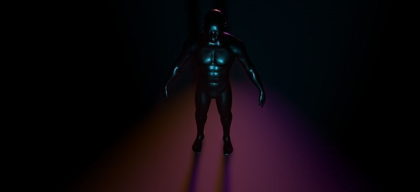 black man Free 3D model_6