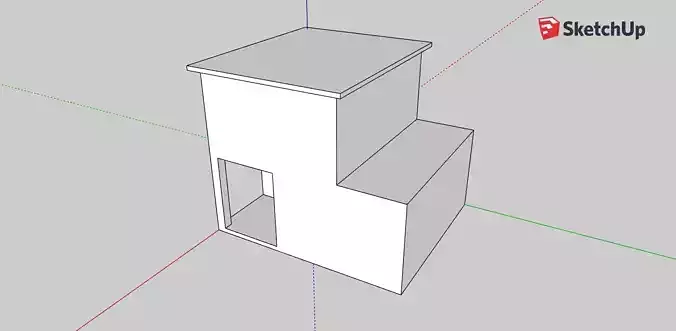 simple modern house base shape