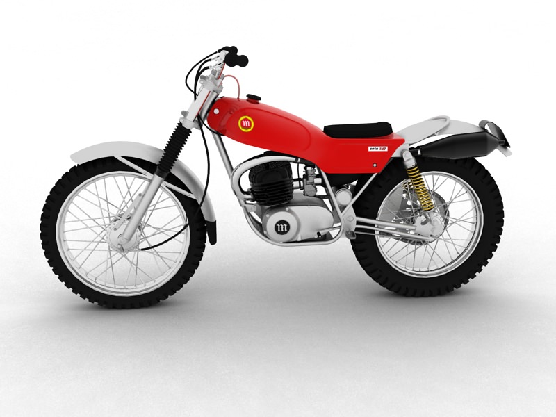 Montesa Cota 247 1970 3D model_5
